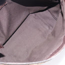 GUCCI GG Canvas Shoulder Bag Beige Silver 114273 Auth gh243-11