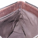 GUCCI GG Canvas Shoulder Bag Beige Silver 114273 Auth gh243-19