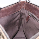 GUCCI GG Canvas Shoulder Bag Beige Silver 114273 Auth gh243-20