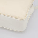 GUCCI Bamboo Hand Bag Nylon 2way White Silver 000 2040 0538 Auth gh2437-12