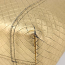 Bottega Veneta Intretti Mirage Tote Bag Leather Gold Auth gh2439-10
