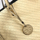 Bottega Veneta Intretti Mirage Tote Bag Leather Gold Auth gh2439-15