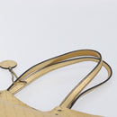 Bottega Veneta Intretti Mirage Tote Bag Leather Gold Auth gh2439-8