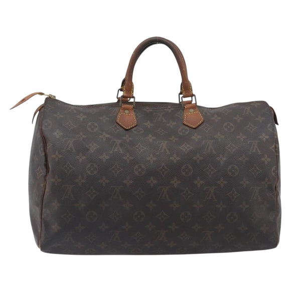 LOUIS VUITTON Monogram Speedy 40 Hand Bag M41522 LV Auth gh2440