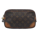 LOUIS VUITTON Monogram Marly Dragonne PM Clutch Bag M51827 LV Auth gh2445-2