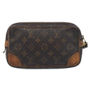 LOUIS VUITTON Monogram Marly Dragonne PM Clutch Bag M51827 LV Auth gh2445-3