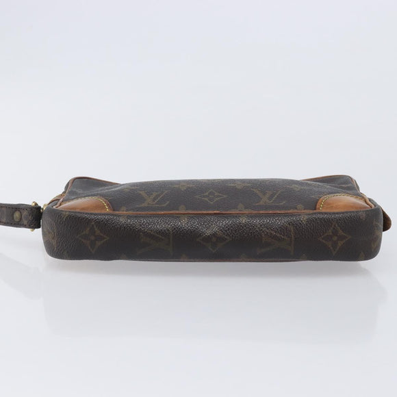 LOUIS VUITTON Monogram Marly Dragonne PM Clutch Bag M51827 LV Auth gh2445
