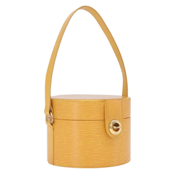 LOUIS VUITTON Epi Shoulder Bag Yellow LV Auth gh2453V