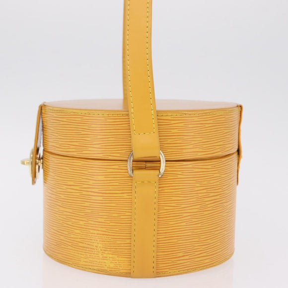 LOUIS VUITTON Epi Shoulder Bag Yellow LV Auth gh2453V