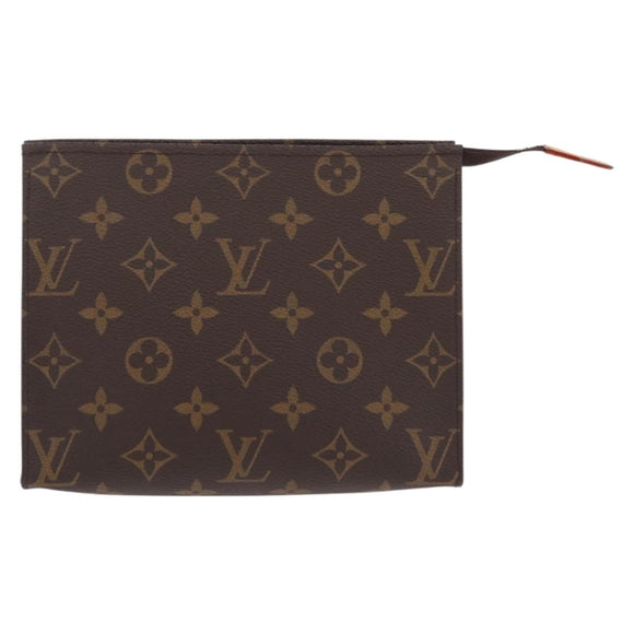 LOUIS VUITTON Monogram Trio Posh Toilette Clutch Bag M47195 LV Auth gh2459SAM
