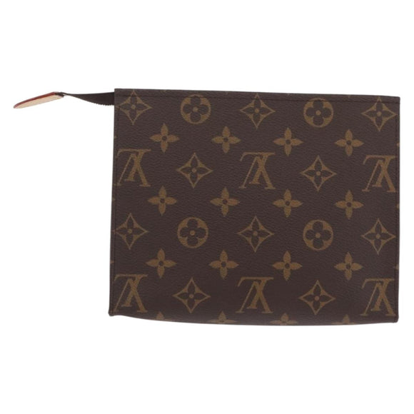 LOUIS VUITTON Monogram Trio Posh Toilette Clutch Bag M47195 LV Auth gh2459SAM