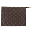 LOUIS VUITTON Monogram Trio Posh Toilette Clutch Bag M47195 LV Auth gh2459SAM-2