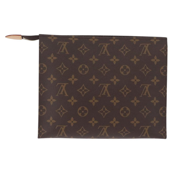 LOUIS VUITTON Monogram Trio Posh Toilette Clutch Bag M47195 LV Auth gh2459SAM