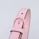 Salvatore Ferragamo Gancini Mini Hand Bag Leather Pink Auth gh2461V-16