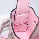 Salvatore Ferragamo Gancini Mini Hand Bag Leather Pink Auth gh2461V-23