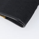 Christian Dior Trotter Clutch Bag Black Silver Auth gh2463A-11