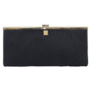 Christian Dior Trotter Clutch Bag Black Silver Auth gh2463A-2