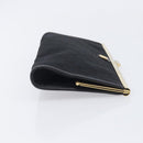 Christian Dior Trotter Clutch Bag Black Silver Auth gh2463A-4