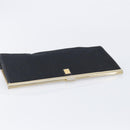 Christian Dior Trotter Clutch Bag Black Silver Auth gh2463A-6