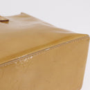 LOUIS VUITTON Monogram Vernis Reade PM Hand Bag Beige M91144 LV Auth gh2465-12