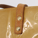 LOUIS VUITTON Monogram Vernis Reade PM Hand Bag Beige M91144 LV Auth gh2465-17