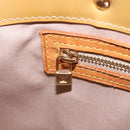 LOUIS VUITTON Monogram Vernis Reade PM Hand Bag Beige M91144 LV Auth gh2465-23