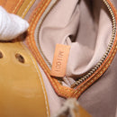 LOUIS VUITTON Monogram Vernis Reade PM Hand Bag Beige M91144 LV Auth gh2465-25
