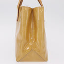LOUIS VUITTON Monogram Vernis Reade PM Hand Bag Beige M91144 LV Auth gh2465-4