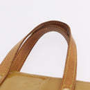 LOUIS VUITTON Monogram Vernis Reade PM Hand Bag Beige M91144 LV Auth gh2465-8