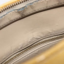 LOUIS VUITTON Monogram Vernis Houston Hand Bag Beige M91004 LV Auth gh2471-22