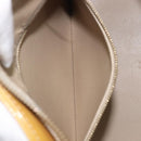LOUIS VUITTON Monogram Vernis Houston Hand Bag Beige M91004 LV Auth gh2471-27