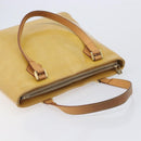 LOUIS VUITTON Monogram Vernis Houston Hand Bag Beige M91004 LV Auth gh2471-7