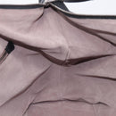 LOEWE Boston Bag Leather Black Silver Auth gh2472A-20