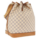 LOUIS VUITTON Damier Azur Noe Shoulder Bag N42222 LV Auth gh2478A-1