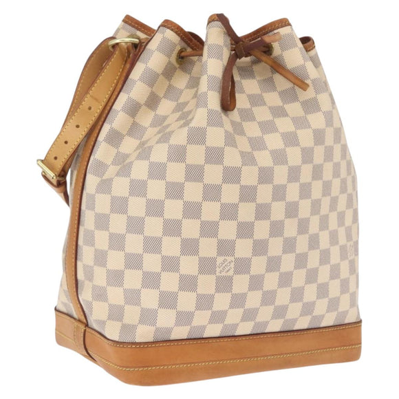 LOUIS VUITTON Damier Azur Noe Shoulder Bag N42222 LV Auth gh2478A