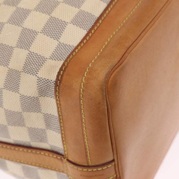 LOUIS VUITTON Damier Azur Noe Shoulder Bag N42222 LV Auth gh2478A