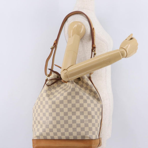 LOUIS VUITTON Damier Azur Noe Shoulder Bag N42222 LV Auth gh2478A