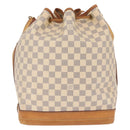 LOUIS VUITTON Damier Azur Noe Shoulder Bag N42222 LV Auth gh2478A-3