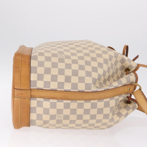 LOUIS VUITTON Damier Azur Noe Shoulder Bag N42222 LV Auth gh2478A