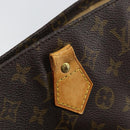 LOUIS VUITTON Monogram Sac Plat Hand Bag M51140 LV Auth gh250-15