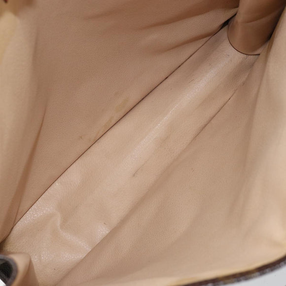 LOUIS VUITTON Monogram Sac Plat Hand Bag M51140 LV Auth gh250