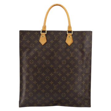 LOUIS VUITTON Monogram Sac Plat Hand Bag M51140 LV Auth gh250 - 0