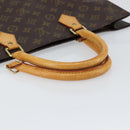 LOUIS VUITTON Monogram Sac Plat Hand Bag M51140 LV Auth gh250-7