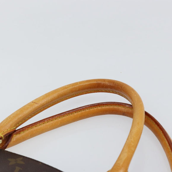 LOUIS VUITTON Monogram Sac Plat Hand Bag M51140 LV Auth gh250