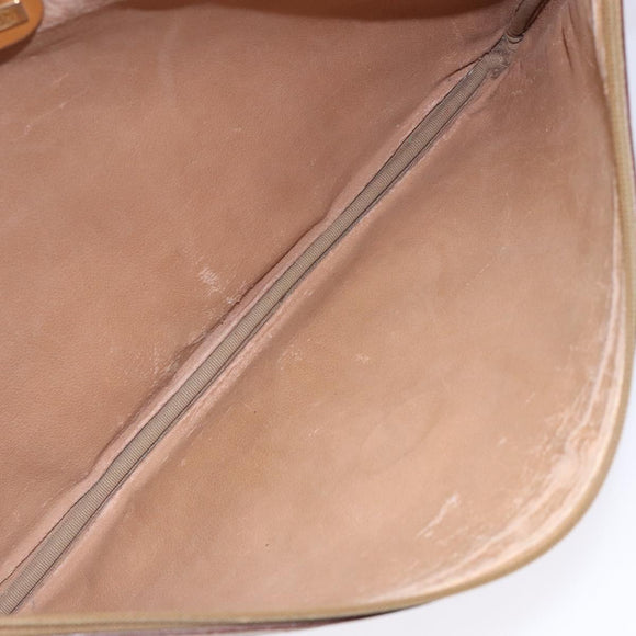 GUCCI Micro GG Supreme Clutch Bag PVC Beige 017 123 0025 Auth gh252