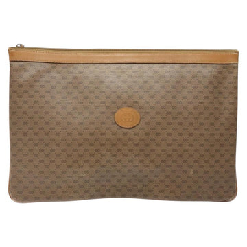 GUCCI Micro GG Supreme Clutch Bag PVC Beige 017 123 0025 Auth gh252 - 0