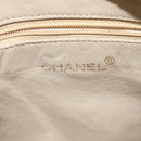 CHANEL Chain Shoulder Bag Lamb Skin Yellow Gold CC Auth gh258-19