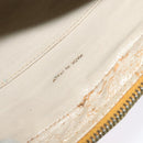 CHANEL Chain Shoulder Bag Lamb Skin Yellow Gold CC Auth gh258-10