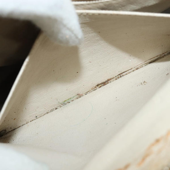 CHANEL Chain Shoulder Bag Lamb Skin Yellow Gold CC Auth gh258