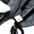 PRADA Hand Bag Nylon Black Silver Auth gh263-12